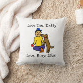 お子様のアートワークのアップロード |かわいい父の日 クッション (ブランケット)