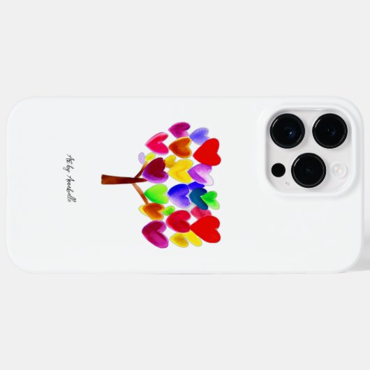 お子様のアートワークまたはスケッチのカスタム Case-Mate iPhoneケース (裏面 (横))