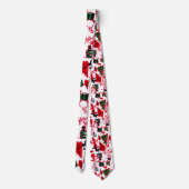 お子様のアートワークをネクタイの父カスタム家の日プレゼント ネクタイ (裏面)