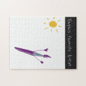 お子様のアートワークをパズル ジグソーパズル (横)