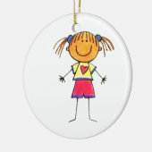 お子様のアートワークオーナメント セラミックオーナメント (左)