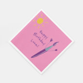 お子様のアートワークパーティー スタンダードランチョンナプキン (角)