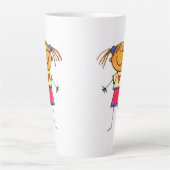 お子様のアートワークマグ カフェラテマグ (正面)