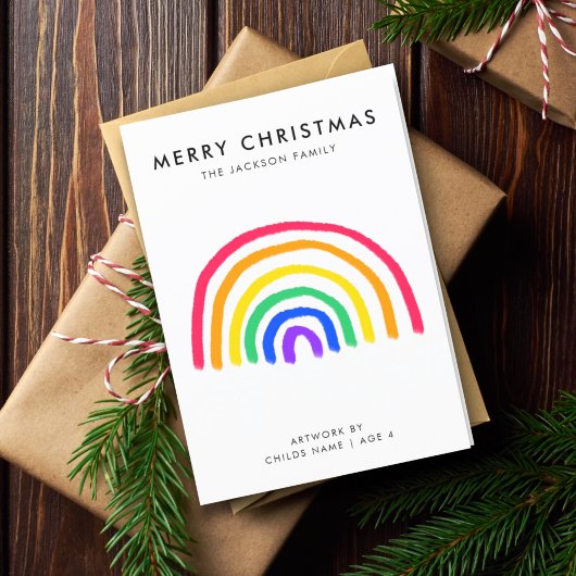 お子様のアートワーク |キッズスケッチクリスマス シーズンカード