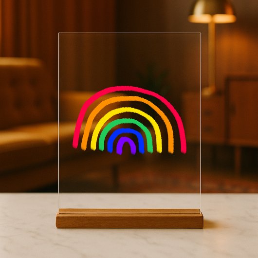 お子様のアートワーク |子供のアップロードスケッチ アクリルサイン