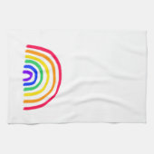 お子様のアートワーク |子供のアップロードスケッチ キッチンタオル (横)