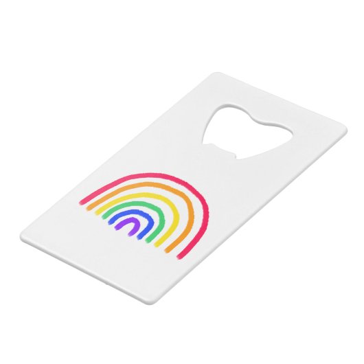 お子様のアートワーク |子供のアップロードスケッチ クレジットカード栓抜き (正面アングル)