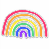 お子様のアートワーク |子供のアップロードスケッチ シール (正面)