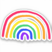 お子様のアートワーク |子供のアップロードスケッチ シール (正面)