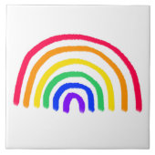 お子様のアートワーク |子供のアップロードスケッチ タイル (正面)