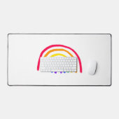 お子様のアートワーク |子供のアップロードスケッチ デスクマット (キーボード&マウス)