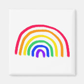 お子様のアートワーク |子供のアップロードスケッチ マグネット (正面)