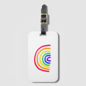 お子様のアートワーク |子供のアップロードスケッチ ラゲッジタグ (正面縦)