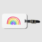 お子様のアートワーク |子供のアップロードスケッチ ラゲッジタグ (正面横)