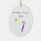 お子様のオーナメント セラミックオーナメント (右)