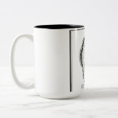 お子様のスケッチ – 母の日のプレゼント ツートーンマグカップ (左)