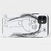 お子様のスケッチ – 母の日のプレゼント Case-Mate iPhoneケース (裏面(横))