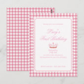 お子様のファーストコケットバースデー！ ポストカード (正面/裏面)