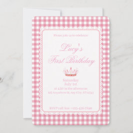 お子様のファーストコケットバースデー！ 招待状