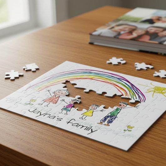 お子様の作品をここに!楽しい思い出 ジグソーパズル