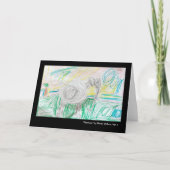 お子様の作品を使ったオリジナルグリーティングカード カード (正面)