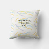 お子様の作品を追加してください クッション (裏面)