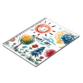 お子様の作品を追加してください ノートブック (左側)