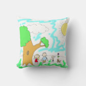 お子様の作品を追加 クッション (正面)