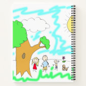 お子様の作品を追加 ノートブック (裏面)