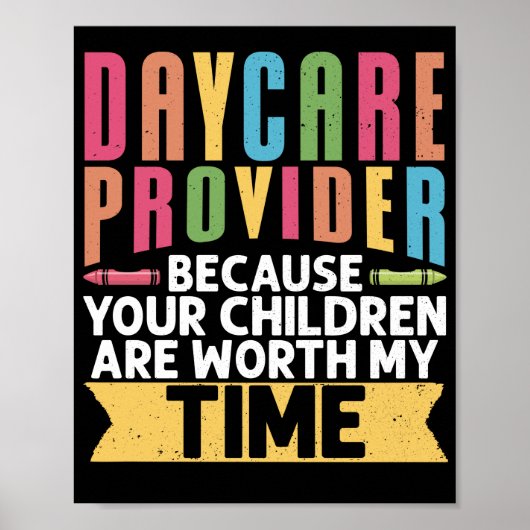 お子様の価値が高い保育園 ポスター (正面)