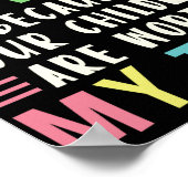 お子様の価値が高い保育園 ポスター (角)