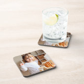 お子様の写真とスクリプト名 コースター (右側)