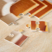 お子様の写真とスクリプト名 ジグソーパズル (側面)