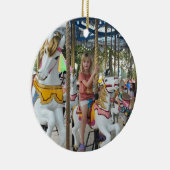 お子様の写真をこのクリスマスに追加 セラミックオーナメント (右)