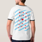 お子様の写真入りカスタムスマホケース – 私 + あなた = 愛 Tシャツ (裏面フル)