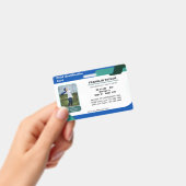 お子様の写真緊急ID識別カードバッジ バッジ (手持ち)