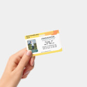 お子様の写真緊急ID識別カードバッジ バッジ (手持ち)