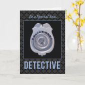 お子様の刑事への昇格 カード (黄色い花)