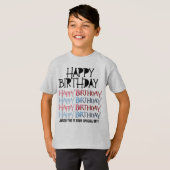 お子様の名前の追加 – TAGLESS® Tシャツ (正面フル)