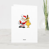 お子様の名前をこのサンタカードに親愛追加する シーズンカード (裏面)