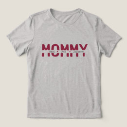 お子様の名前をカスタマイズできるママのためのギフト トライブレンドTシャツ