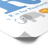 お子様の名前を入れたポスター ポスター (角)