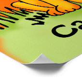 お子様の名前ライオン ポスター (角)