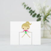 お子様の名前入りの体操服&アクセサリー ポストカード (スタンド正面)