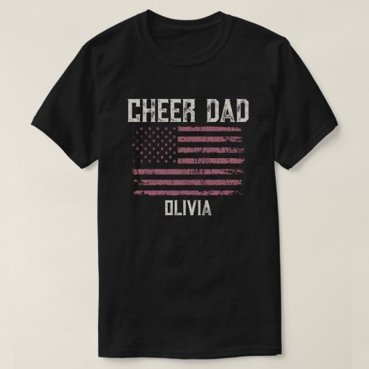 お子様の名前入りカスタムチアダッドギフト Tシャツ (デザイン正面)