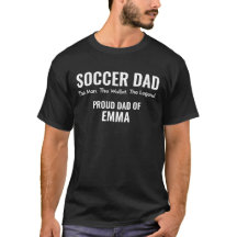 お子様の名前入りサッカーダッドのプレゼント