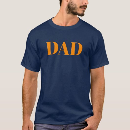 お子様の名前入りパパTシャツ Tシャツ (正面)