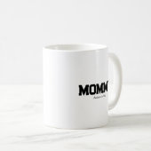 お子様の名前入りママ コーヒーマグカップ (正面右)