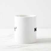 お子様の名前入りママ コーヒーマグカップ (中央)