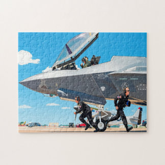 お子様の名前入り F-35ライトニングII プレフライトパズル(カスタマイズ可能) ジグソーパズル
